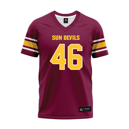Arizona State - NCAA Football : Tommy Romano - Maroon Premium Football Jersey-0