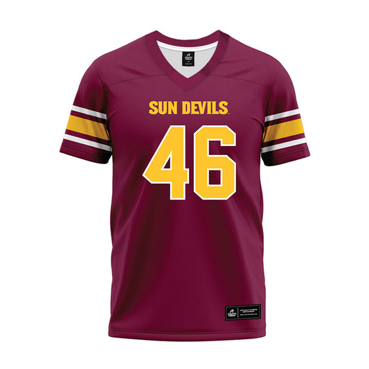 Arizona State - NCAA Football : Tommy Romano - Maroon Premium Football Jersey-0