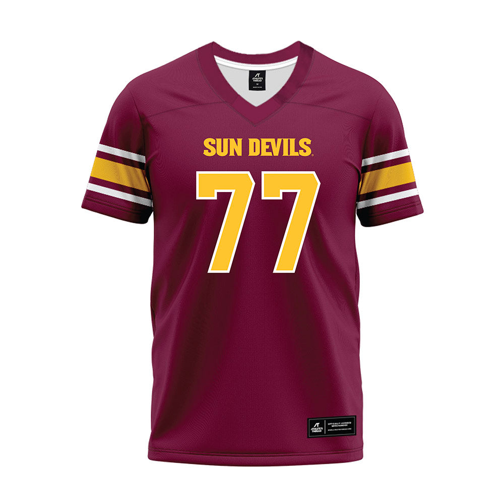 Arizona State - NCAA Football : Kyle Scott - Maroon Premium Football Jersey