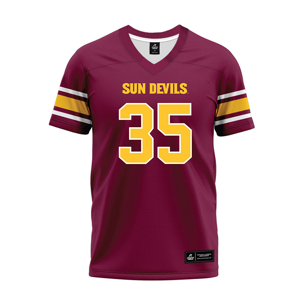 Arizona State - NCAA Football : Jesus Gomez - Maroon Premium Football Jersey-0