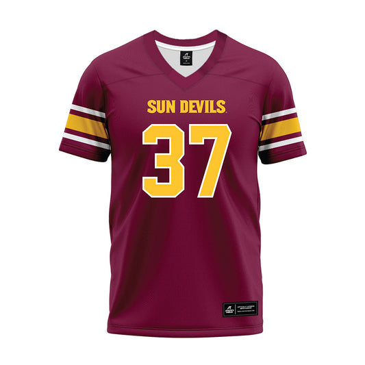 Arizona State - NCAA Football : Tommy Christakos - Maroon Premium Football Jersey-0