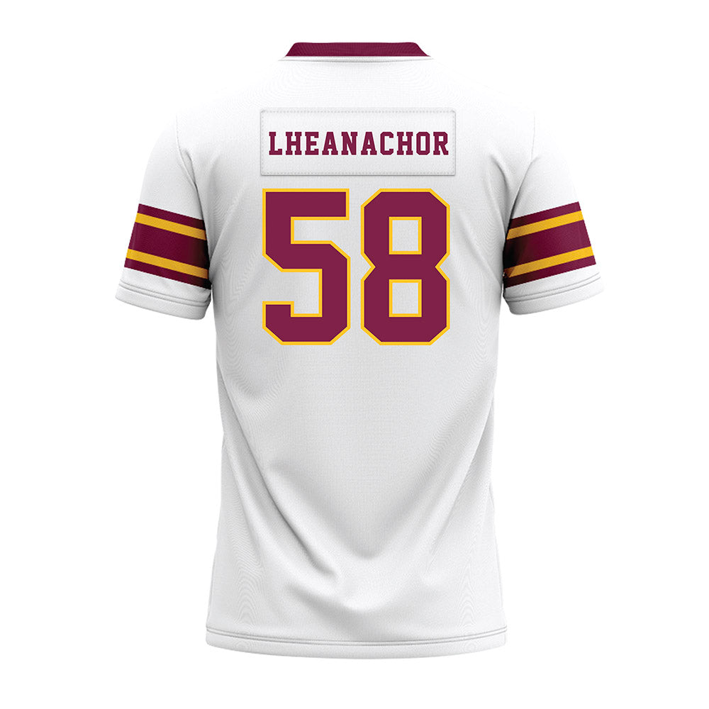 Arizona State - NCAA Football : Maxwell Lheanachor - White Premium Football Jersey-1