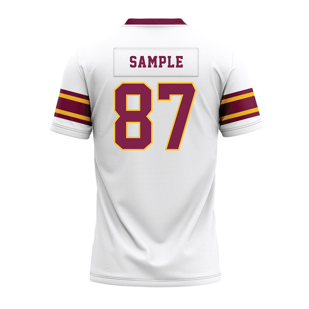 Arizona State - NCAA Football : Zechariah Sample - White Premium Football Jersey