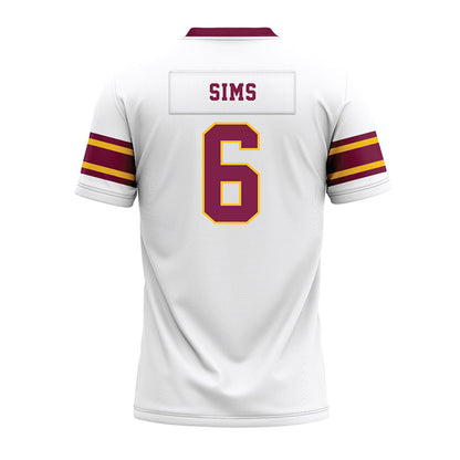 Arizona State - NCAA Football : Jeff Sims - White Premium Football Jersey-1