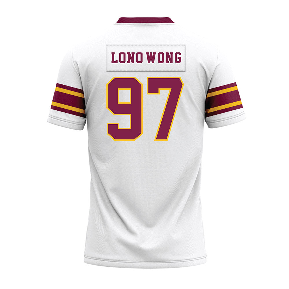 Arizona State - NCAA Football : Blazen Lono-Wong - White Premium Football Jersey-1