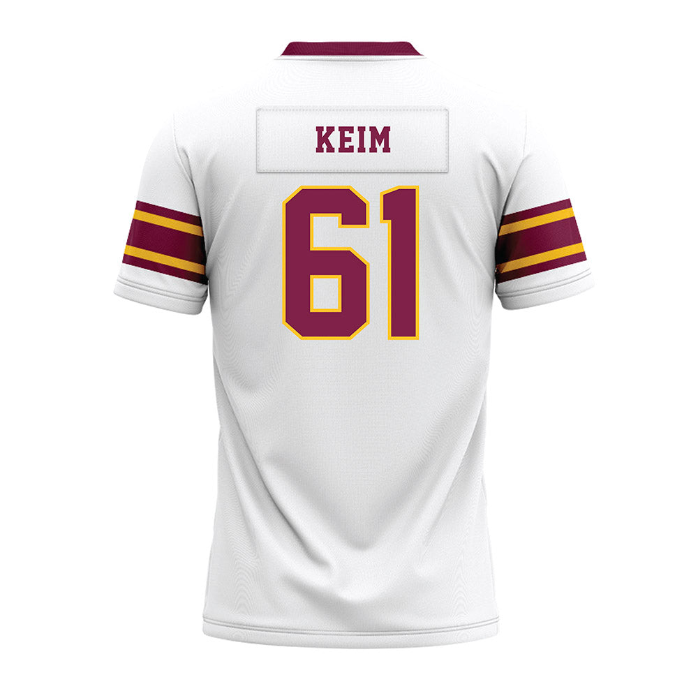 Arizona State - NCAA Football : Carson Keim - White Premium Football Jersey