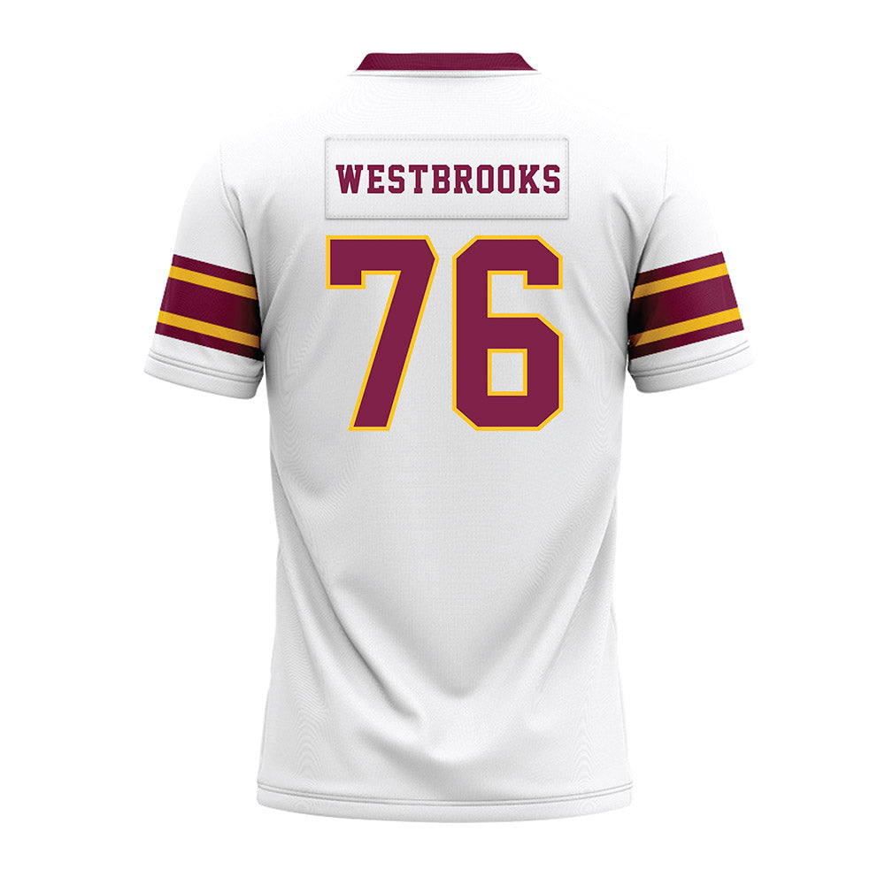 Arizona State - NCAA Football : Champ Westbrooks - White Premium Football Jersey