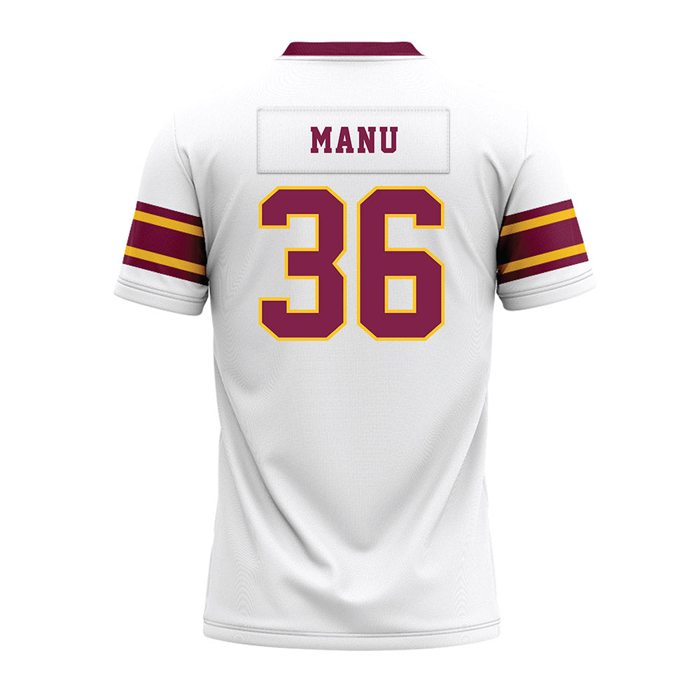 Arizona State - NCAA Football : Salesi Manu - White Premium Football Jersey