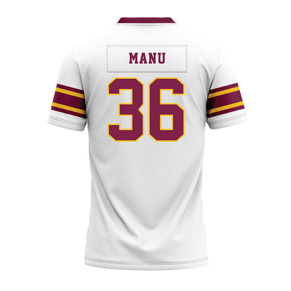 Arizona State - NCAA Football : Salesi Manu - White Premium Football Jersey