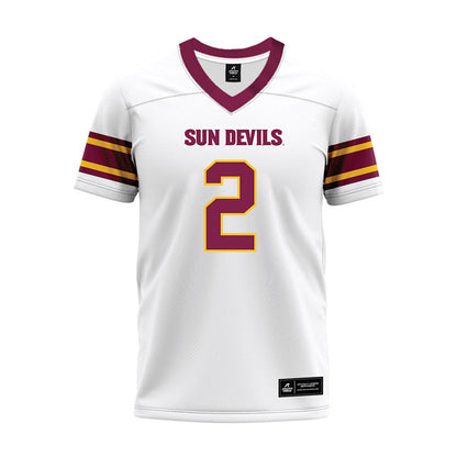 Arizona State - NCAA Football : Xavion Alford - White Premium Football Jersey