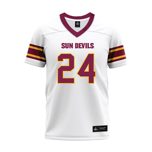 Arizona State - NCAA Football : Coleson Arends - White Premium Football Jersey