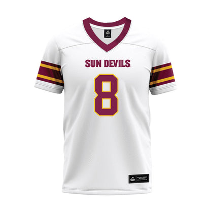 Arizona State - NCAA Football : Jordan Crook - White Premium Football Jersey