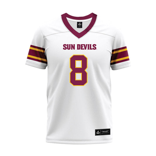 Arizona State - NCAA Football : Jordan Crook - White Premium Football Jersey