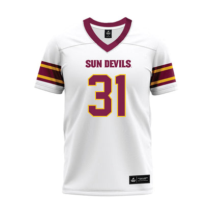 Arizona State - NCAA Football : Kanyon Floyd - White Premium Football Jersey