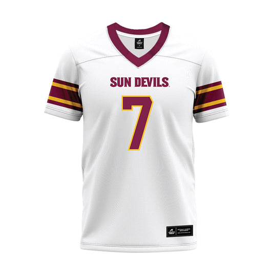 Arizona State - NCAA Football : Chamon Metayer - White Premium Football Jersey-0