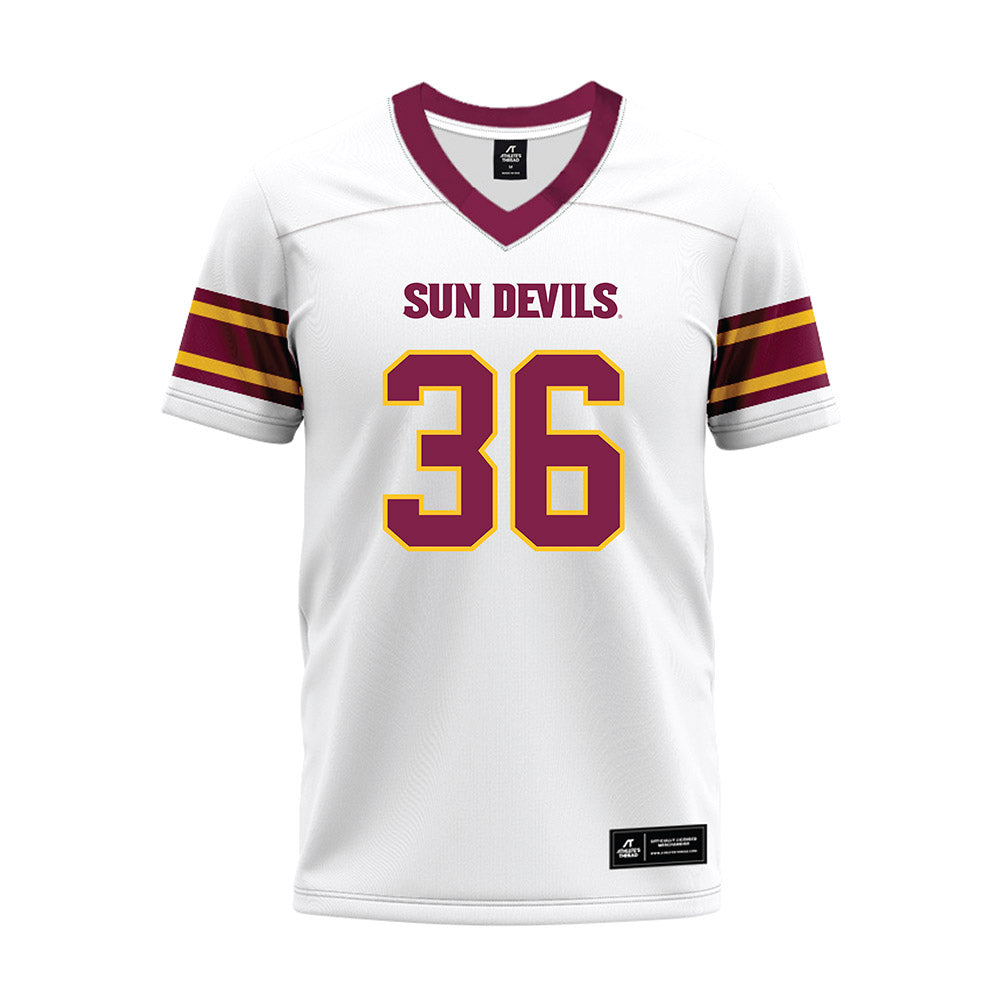 Arizona State - NCAA Football : Salesi Manu - White Premium Football Jersey