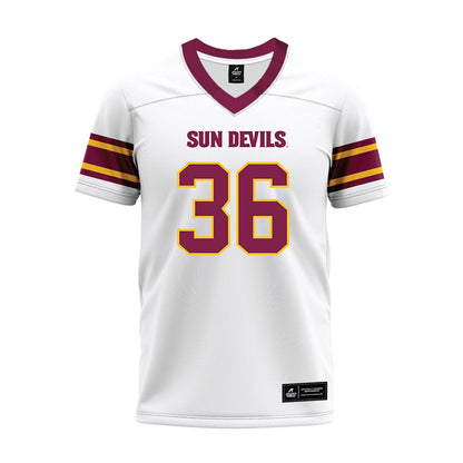 Arizona State - NCAA Football : Salesi Manu - White Premium Football Jersey