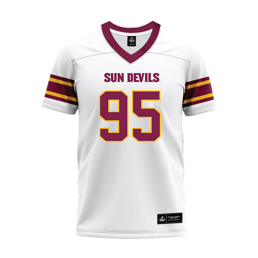 Arizona State - NCAA Football : Justin Wodtly - White Premium Football Jersey