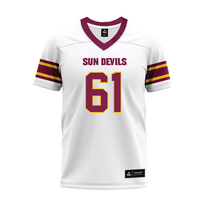 Arizona State - NCAA Football : Carson Keim - White Premium Football Jersey