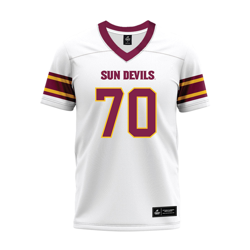 Arizona State - NCAA Football : Jalen Klemm - White Premium Football Jersey-0