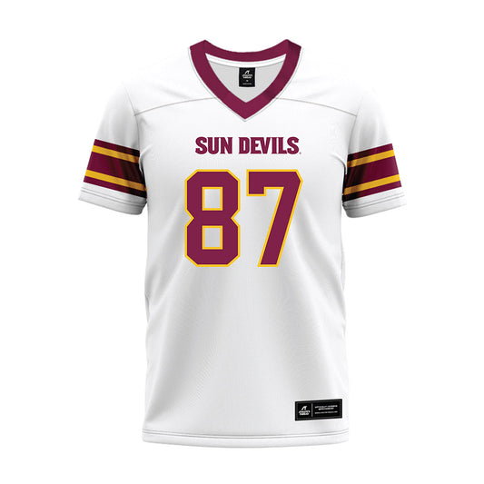 Arizona State - NCAA Football : Zechariah Sample - White Premium Football Jersey