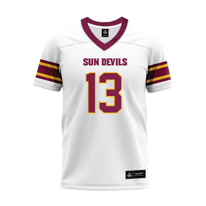 Arizona State - NCAA Football : Roman Pitre - White Premium Football Jersey