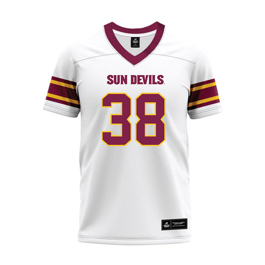 Arizona State - NCAA Football : Kyan McDonald - White Premium Football Jersey