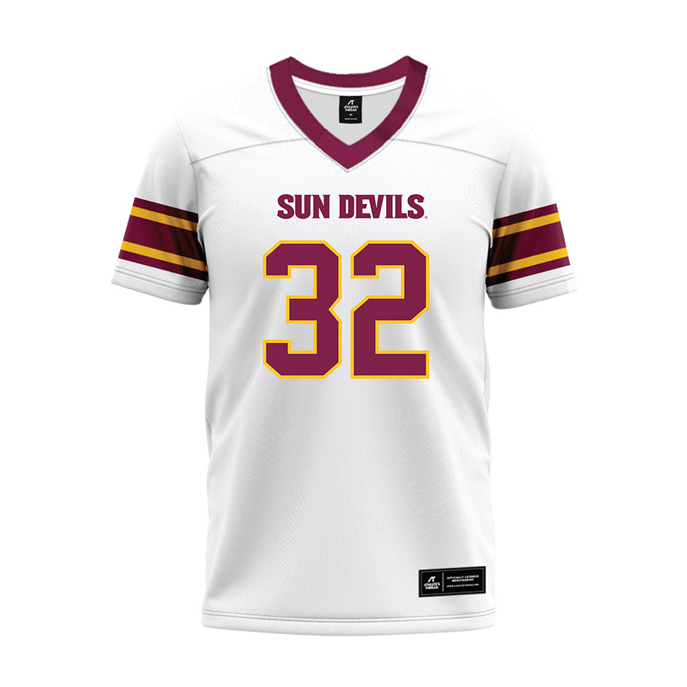 Arizona State - NCAA Football : Deric English - White Premium Football Jersey