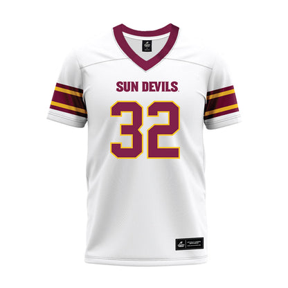 Arizona State - NCAA Football : Deric English - White Premium Football Jersey