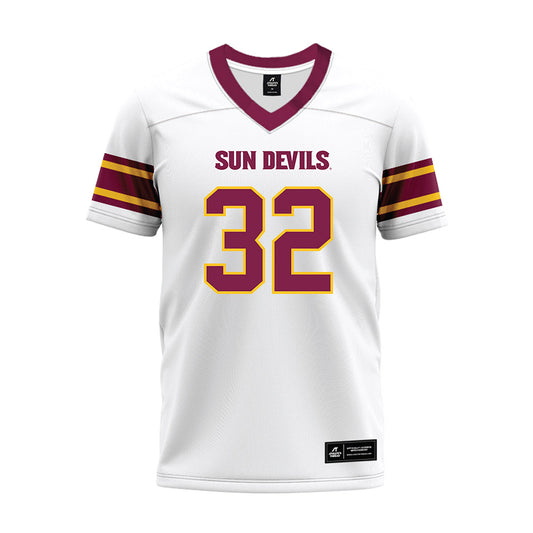 Arizona State - NCAA Football : Deric English - White Premium Football Jersey