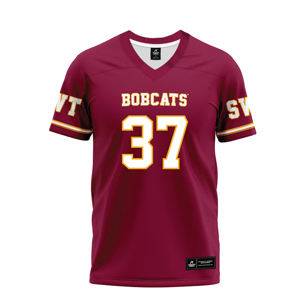 Texas State - NCAA Football : Darius Green - Maroon Premium Football Jersey