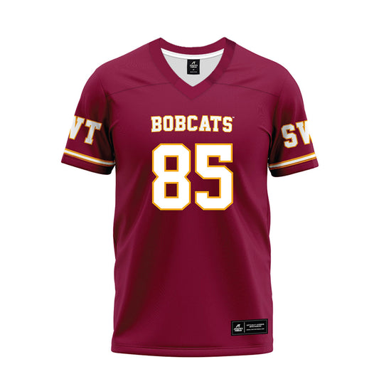 Texas State - NCAA Football : skylar lewis - Maroon Premium Football Jersey-0