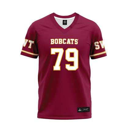 Texas State - NCAA Football : Jaydan Smith - Maroon Premium Football Jersey