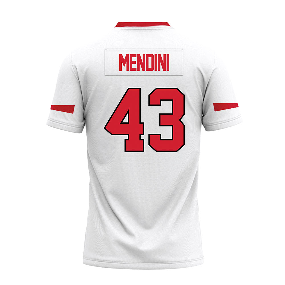 Marist - NCAA Football : Connor Mendini - White Premium Football Jersey-1
