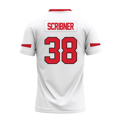 Marist - NCAA Football : Ryan Scribner - White Premium Football Jersey-1