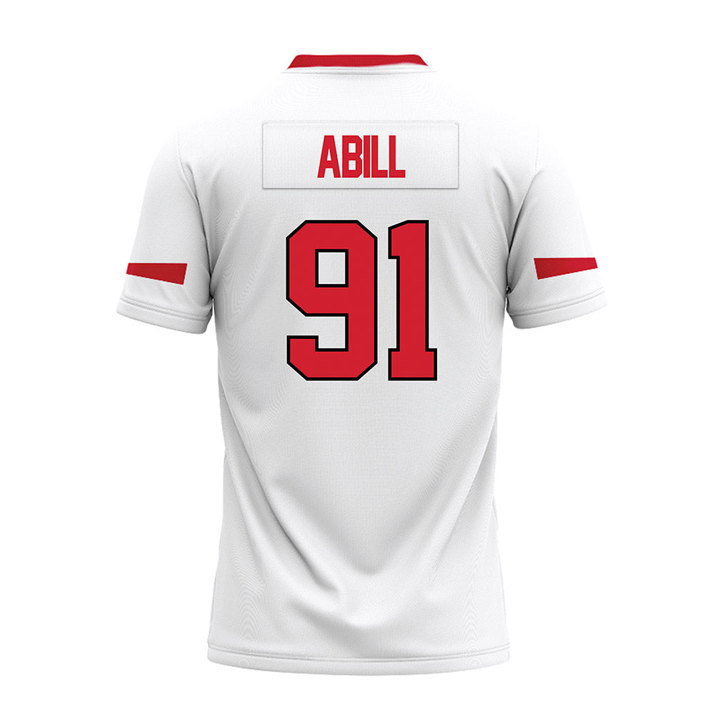 Marist - NCAA Football : Joseph Abill - White Premium Football Jersey-1
