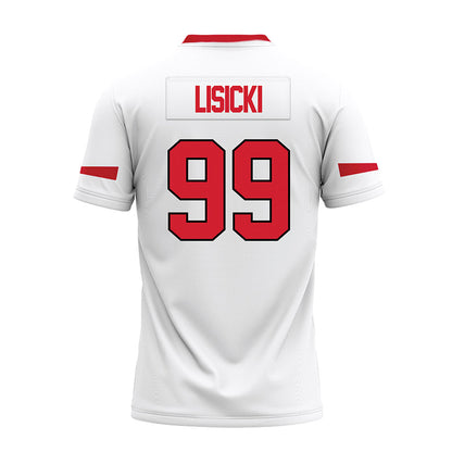 Marist - NCAA Football : Jake Lisicki - White Premium Football Jersey-1