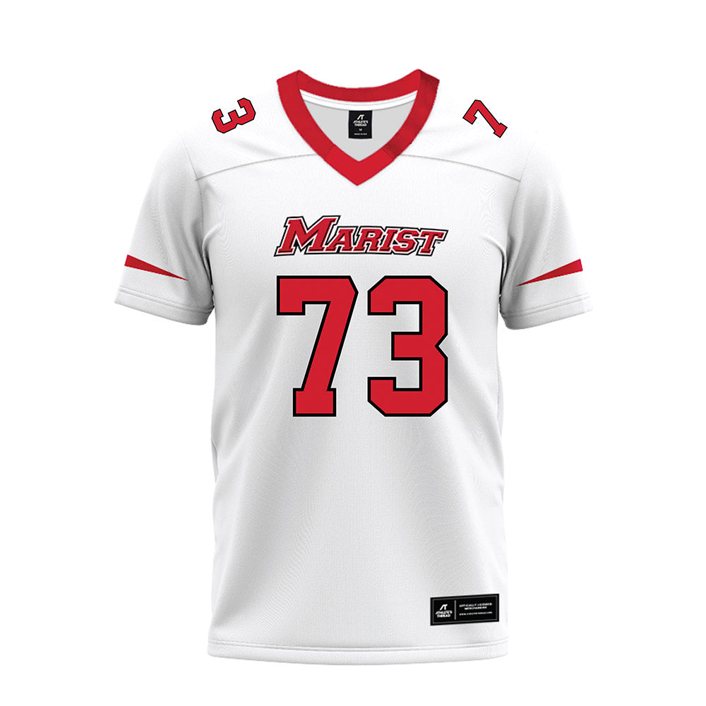 Marist - NCAA Football : Parish Souza - White Premium Football Jersey-0