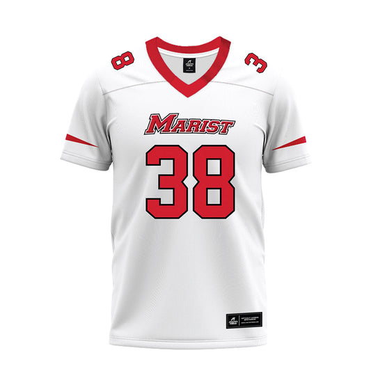 Marist - NCAA Football : Ryan Scribner - White Premium Football Jersey-0