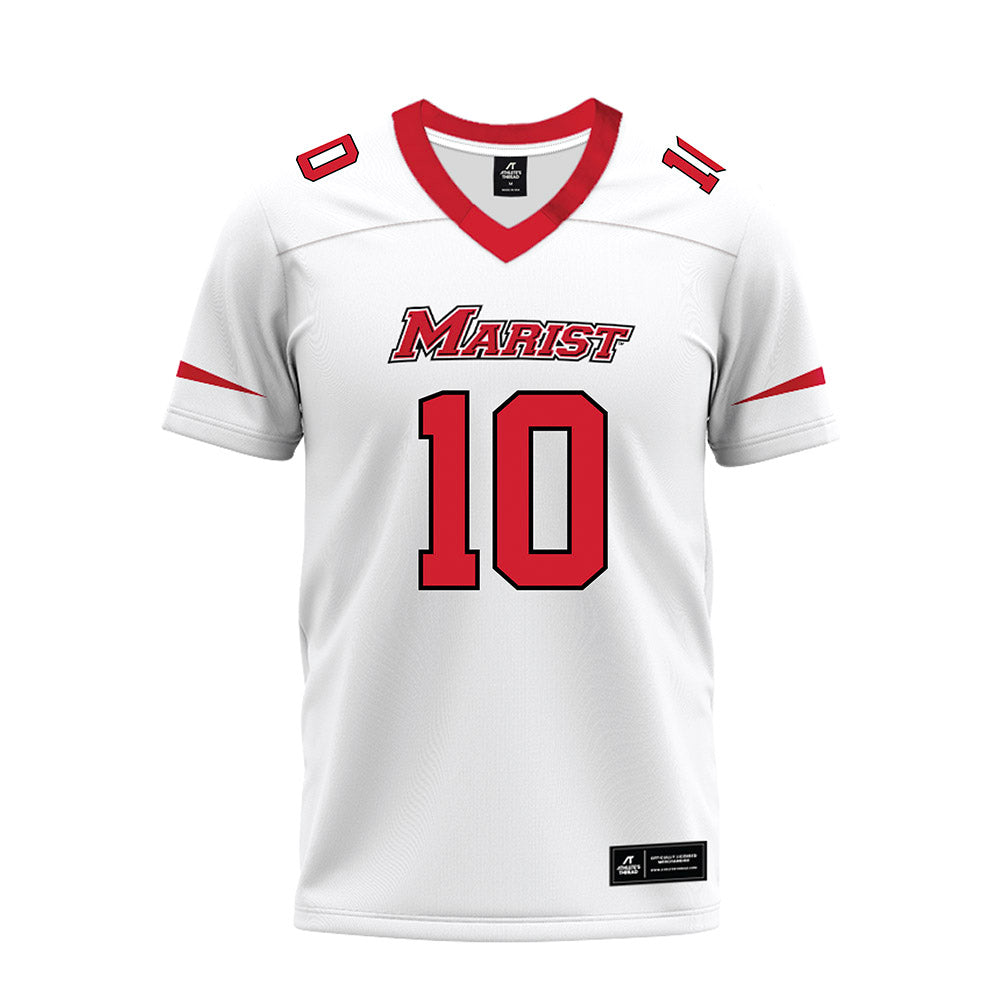 Marist - NCAA Football : Dylan Gilmore - White Premium Football Jersey-0