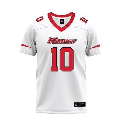 Marist - NCAA Football : Dylan Gilmore - White Premium Football Jersey-0