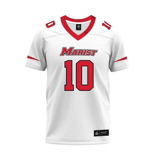 Marist - NCAA Football : Dylan Gilmore - White Premium Football Jersey-0