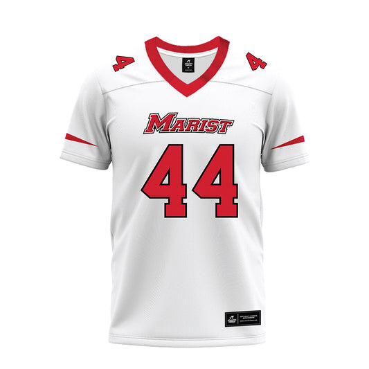 Marist - NCAA Football : Lincoln Cardillo - White Premium Football Jersey-0