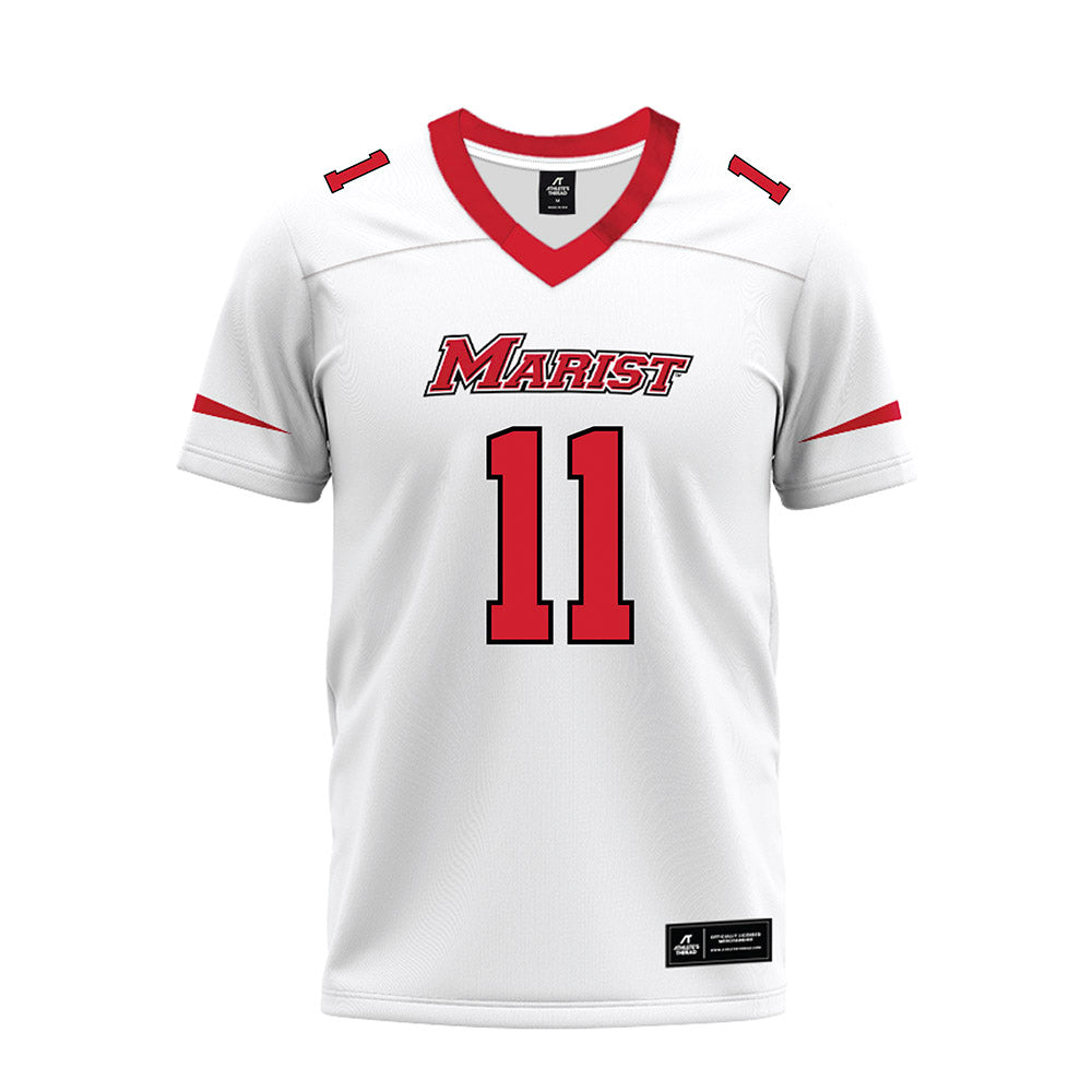 Marist - NCAA Football : Cameron Walter - White Premium Football Jersey-0