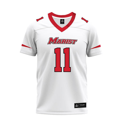 Marist - NCAA Football : Cameron Walter - White Premium Football Jersey-0