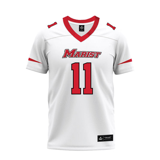 Marist - NCAA Football : Cameron Walter - White Premium Football Jersey-0
