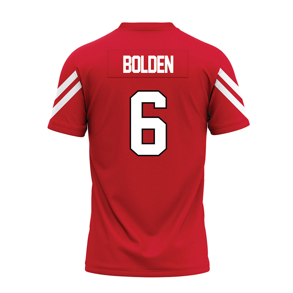Marist - NCAA Football : Broox Bolden - Red Premium Football Jersey-1