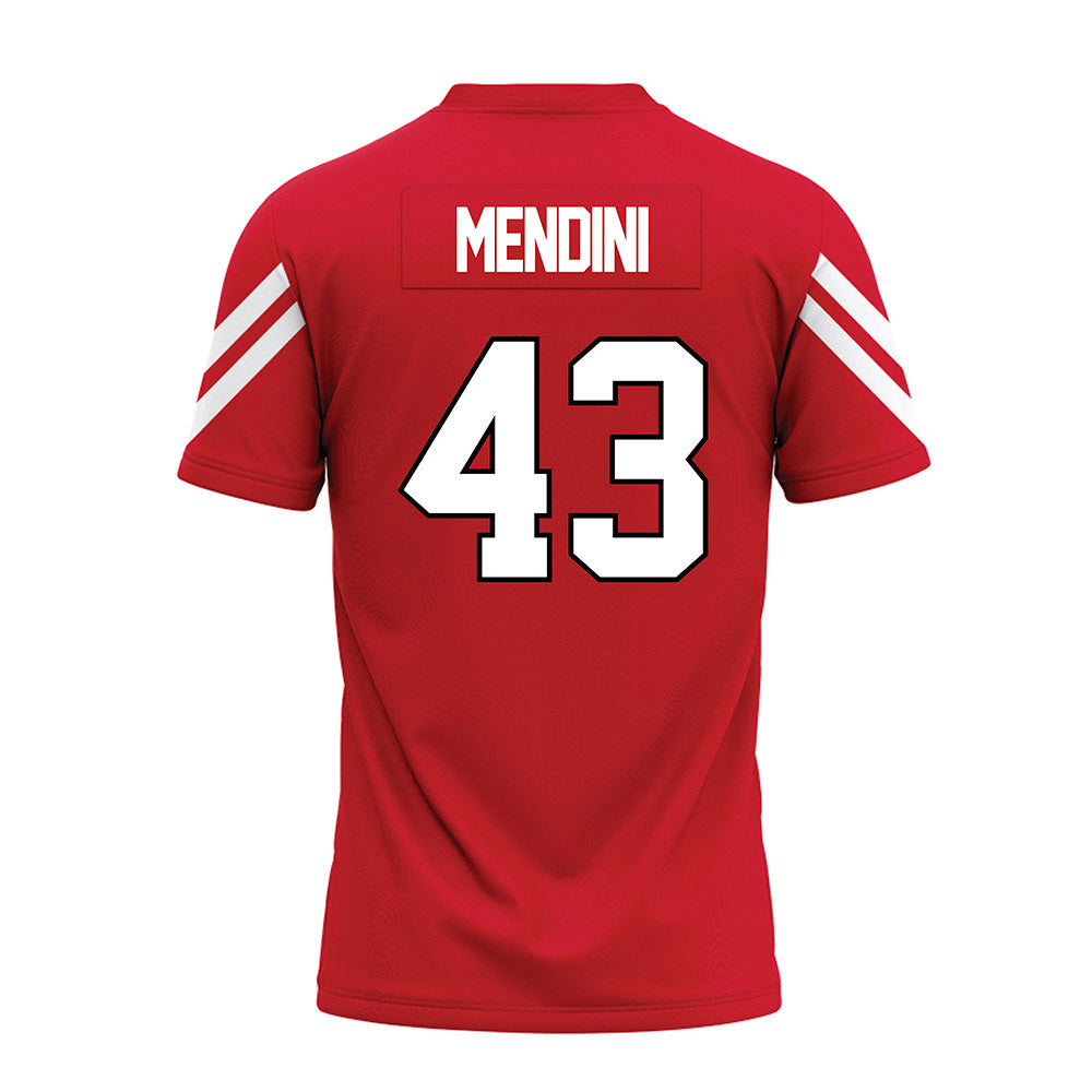 Marist - NCAA Football : Connor Mendini - Red Premium Football Jersey-1