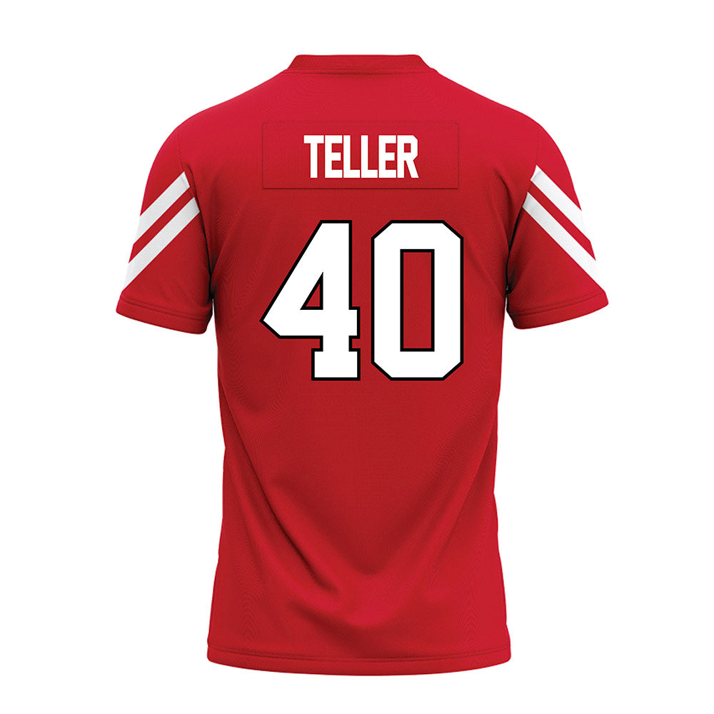 Marist - NCAA Football : Jack Teller - Red Premium Football Jersey-1