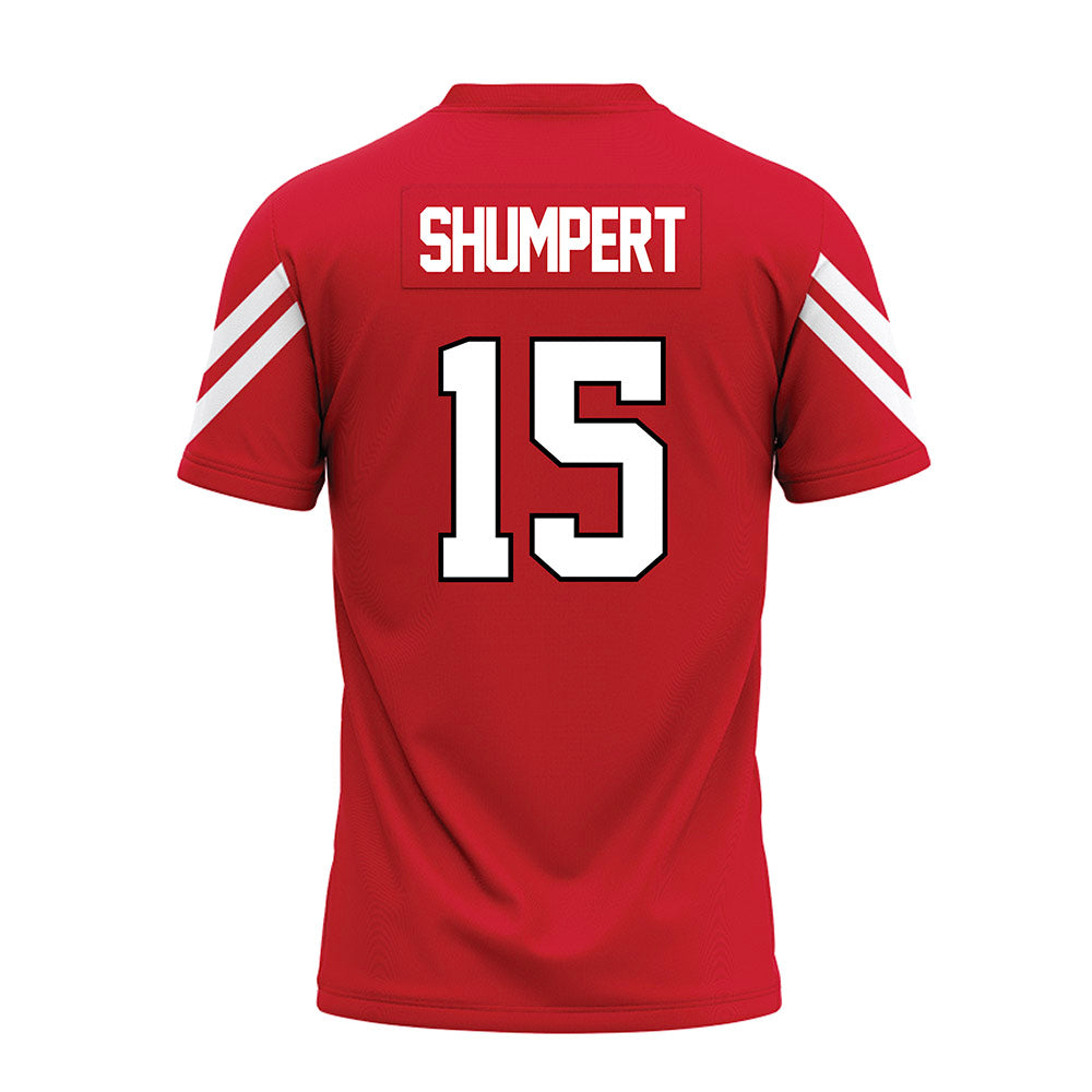 Marist - NCAA Football : Reed Shumpert - Red Premium Football Jersey-1